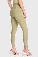 WRUP Fashion - High Waisted - 7/8 Length - Sage Green