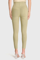 WRUP Fashion - High Waisted - 7/8 Length - Sage Green