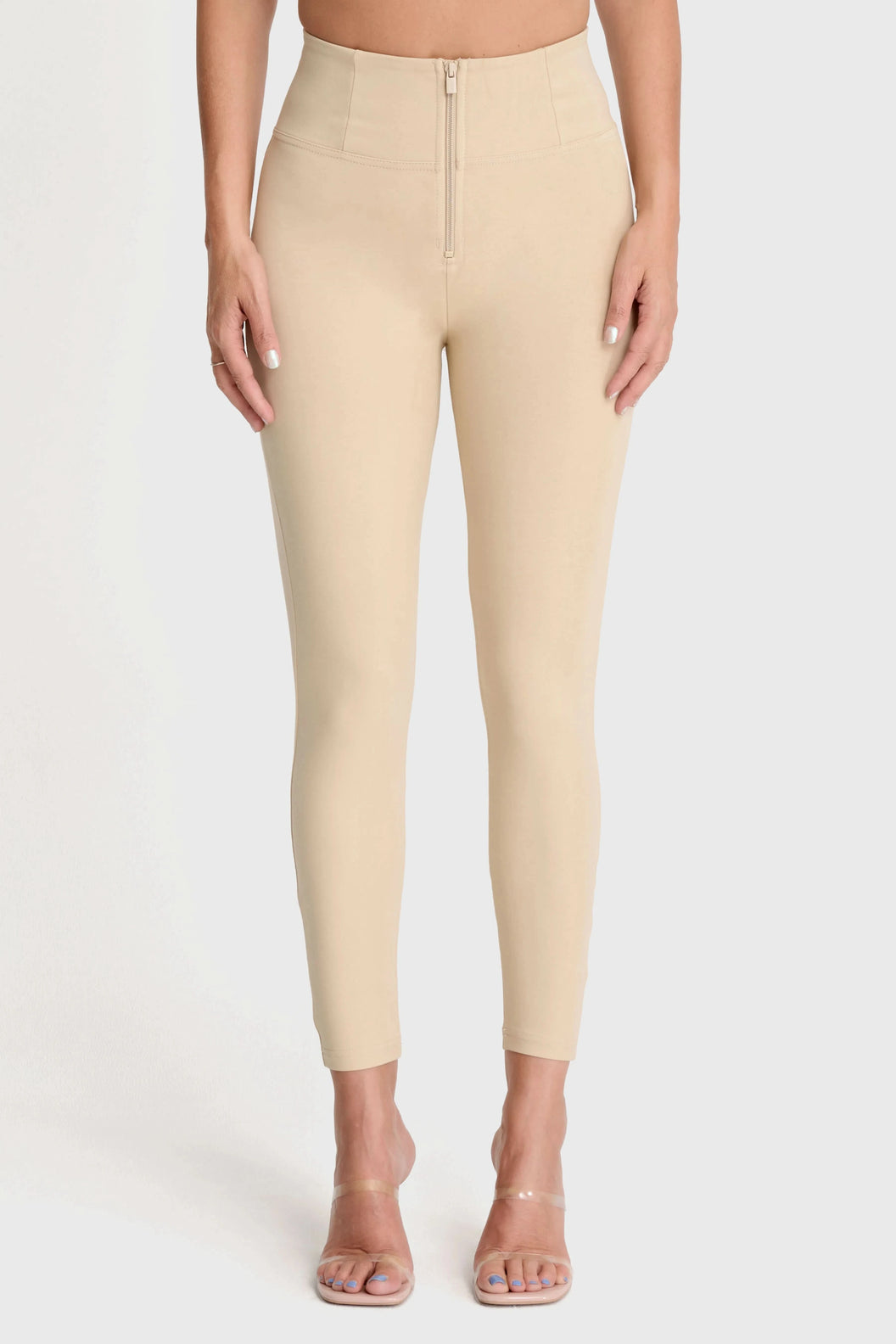 WRUP Fashion - High Waisted - 7/8 Length - Sand