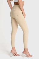 WRUP Fashion - High Waisted - 7/8 Length - Sand