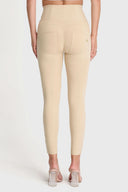 WRUP Fashion - High Waisted - 7/8 Length - Sand