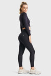 Seamless Cropped Long Sleeved - Black 5