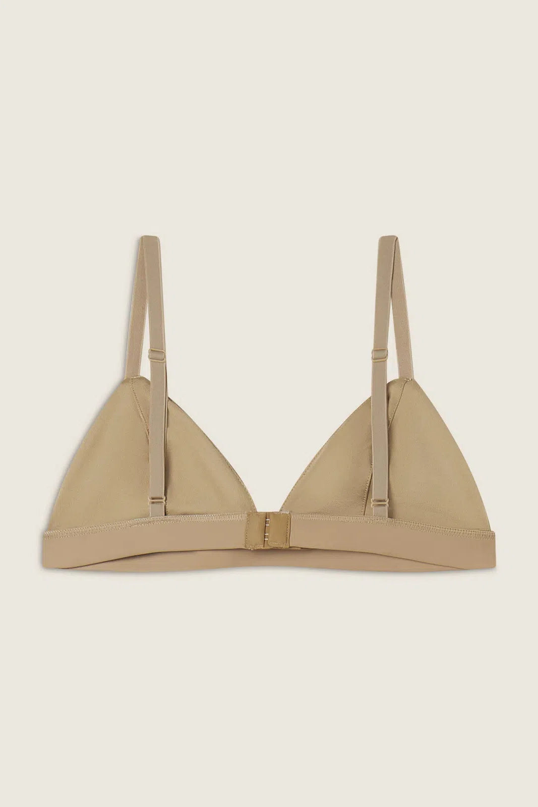 Faux Leather Bralette - Sand 3