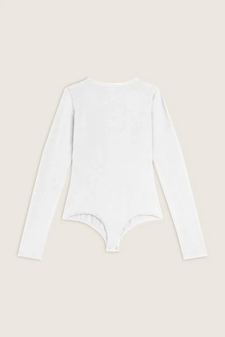 FREDDY Long Sleeve Bodysuit - White