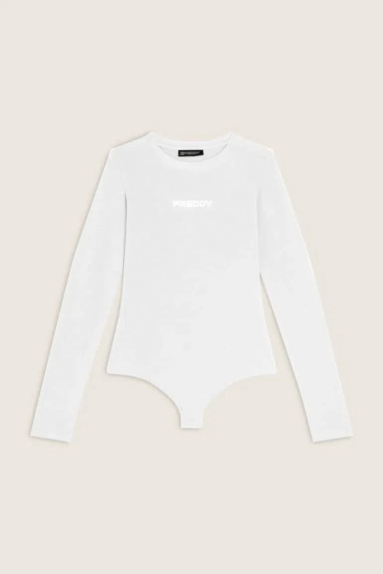 FREDDY Long Sleeve Bodysuit - White