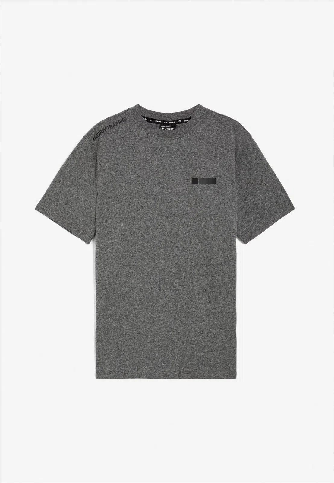 Men's Cotton T Shirt - Dark Melange Grey 3