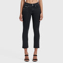 N.O.W® Denim - High Waisted - Kick Flare - Black + Black Stitching