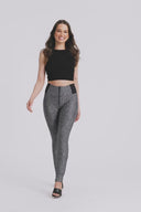 WRUP Jacquard - High Waisted - Full Length - Grey