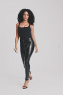 WRUP Latex - Mid Rise - Full Length - Black