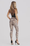 WRUP Cargo Fashion - High Waisted - 7/8 Length - Sand Camo