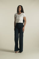 WRUP DIWO Boss Wear - High Waisted - Wide Leg - Deep Blue