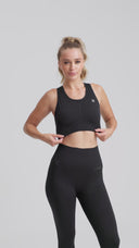 Seamless Sports Bra - Black