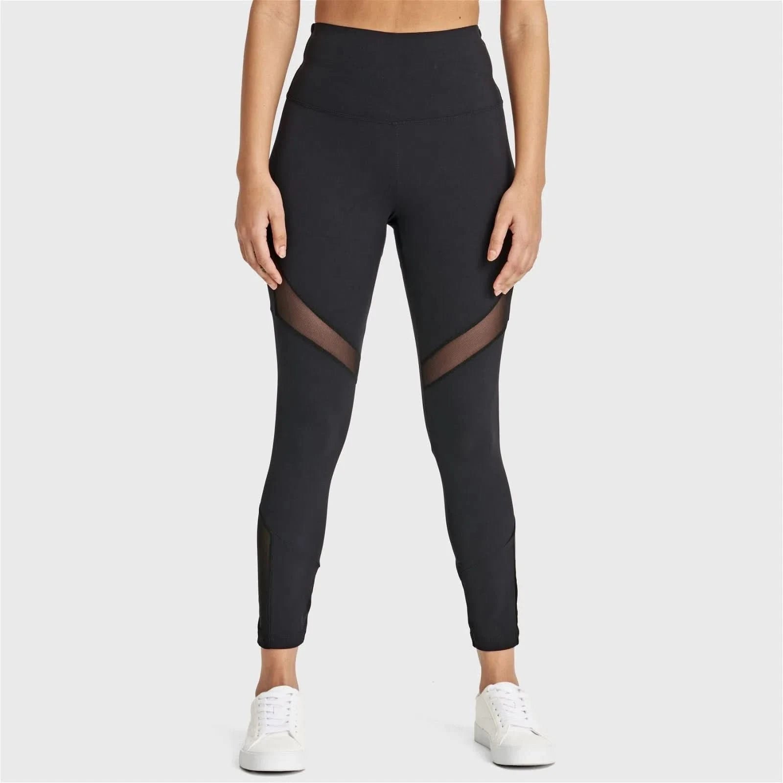 Superfit Diwo Pro With Mesh Detailing - High Waisted - 7/8 Length - Black 2