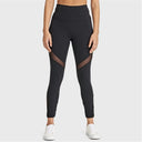 Superfit Diwo Pro With Mesh Detailing - High Waisted - 7/8 Length - Black