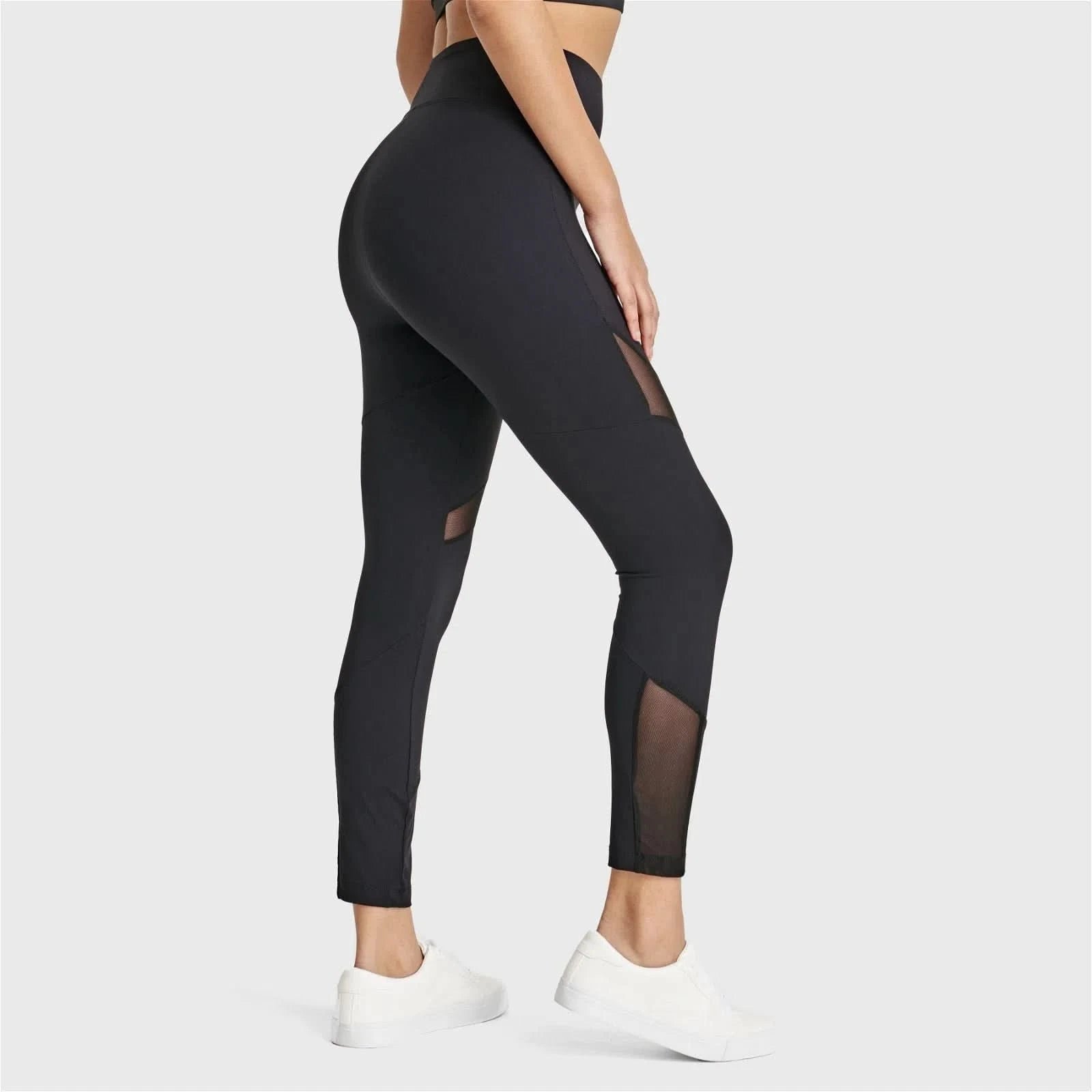Superfit Diwo Pro With Mesh Detailing - High Waisted - 7/8 Length - Black 1