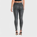 WRUP Snake Skin - High Waisted - Full Length - Black