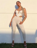 WRUP Biker Fashion - High Waisted - 7/8 Length - Champagne