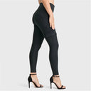 WRUP Cargo Fashion - High Waisted - 7/8 Length - Black