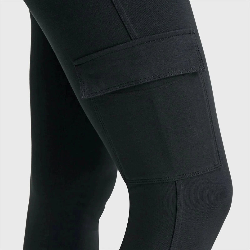 WRUP Cargo Fashion - High Waisted - 7/8 Length - Black