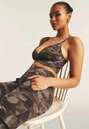 WRUP Cargo Fashion - High Waisted - 7/8 Length - Grey Camo