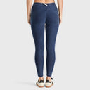 WRUP Core Denim - Mid Rise - Petite Length - Dark Blue + Blue Stitching