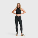 WRUP Core Fashion - High Waisted - 7/8 Length - Black