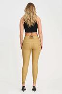 WRUP Corset Faux Leather - High Waisted - Full Length - Latte