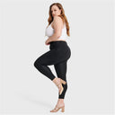 WRUP Curvy Denim - High Waisted - 7/8 Length - Black + Black Stitching