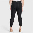 WRUP Curvy Denim - High Waisted - 7/8 Length - Black + Black Stitching
