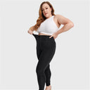 WRUP Curvy Denim - Zip High Waisted - Full Length - Black + Black Stitching