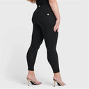 WRUP Curvy Fashion - High Waisted - 7/8 Length - Black