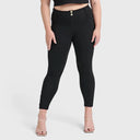 WRUP Curvy Fashion - High Waisted - 7/8 Length - Black