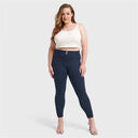 WRUP Curvy Fashion - High Waisted - 7/8 Length - Navy Blue