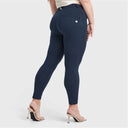 WRUP Curvy Fashion - High Waisted - 7/8 Length - Navy Blue