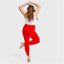 WRUP Curvy Fashion - High Waisted - 7/8 Length - Red