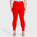 WRUP Curvy Fashion - High Waisted - 7/8 Length - Red