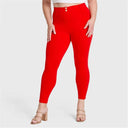 WRUP Curvy Fashion - High Waisted - 7/8 Length - Red
