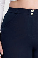 WRUP Curvy Fashion - High Waisted - Full Length - Navy Blue