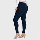 WRUP Curvy Fashion - High Waisted - Full Length - Navy Blue