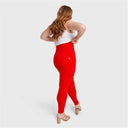 WRUP Curvy Fashion - Zip High Waisted - Full Length - Red