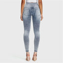 WRUP Denim - 3 Button High Waisted - Full Length - Stonewash