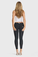 WRUP Denim - Low Rise - Full Length - Black + Black Stitching