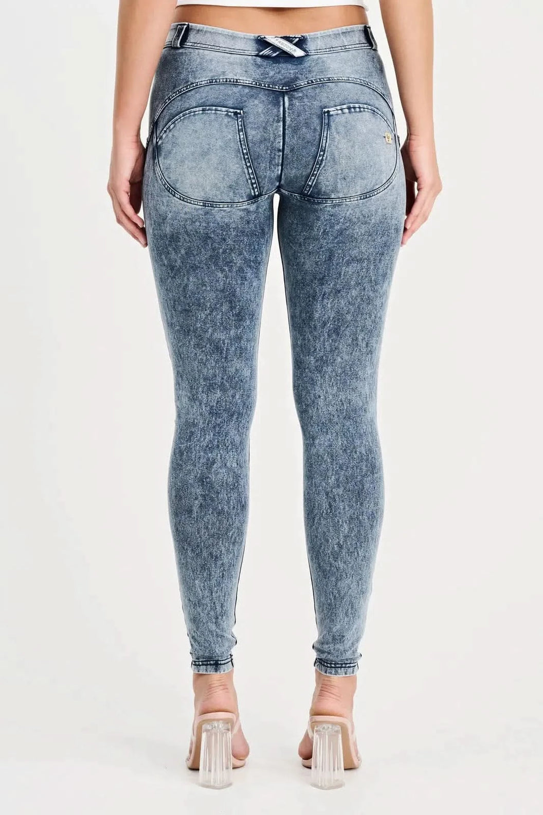 WRUP Denim - Mid Rise - Full Length - Stonewash