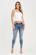 WRUP Denim - Mid Rise - Full Length - Stonewash