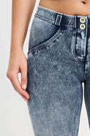 WRUP Denim - Mid Rise - Full Length - Stonewash