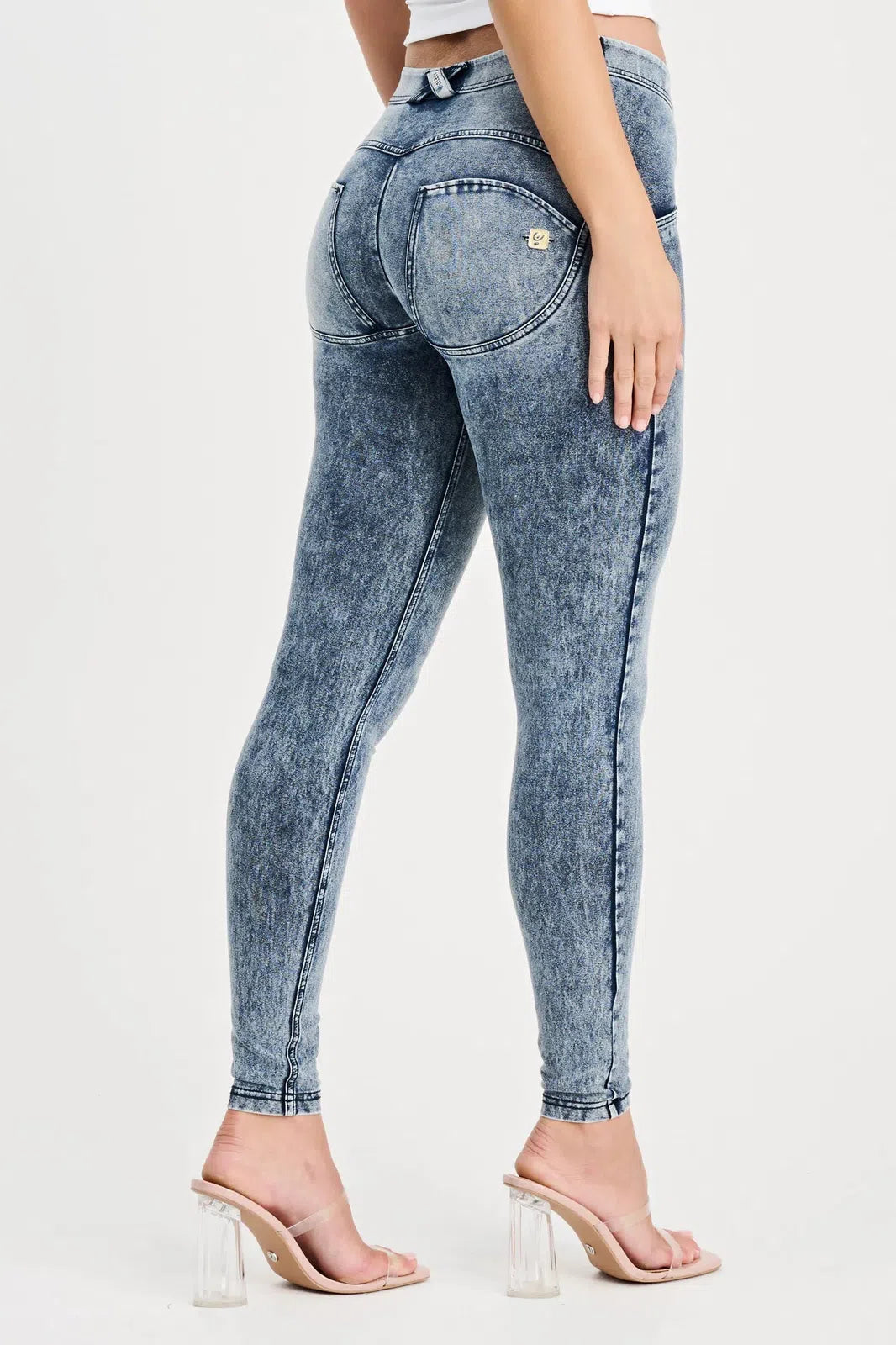 WRUP Denim - Mid Rise - Full Length - Stonewash 1