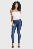 WRUP Disco Pants - Mid Rise - Full Length - Navy Blue