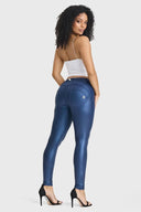 WRUP Disco Pants - Mid Rise - Full Length - Navy Blue