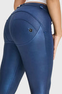 WRUP Disco Pants - Mid Rise - Full Length - Navy Blue