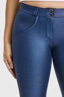 WRUP Disco Pants - Mid Rise - Full Length - Navy Blue